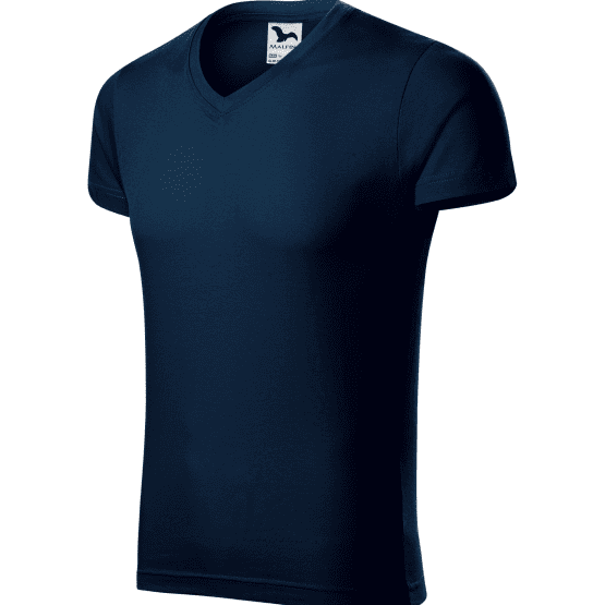 Slim Fit V-neck 146 - Koszulka męska