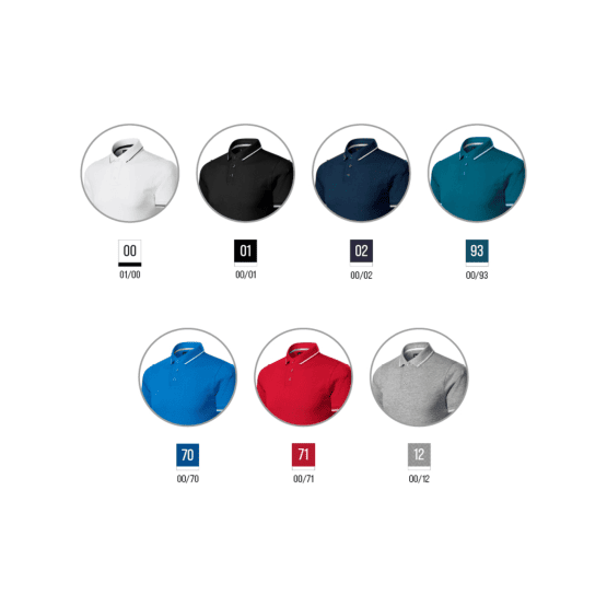 Perfection plain 251 - Koszulka polo męska