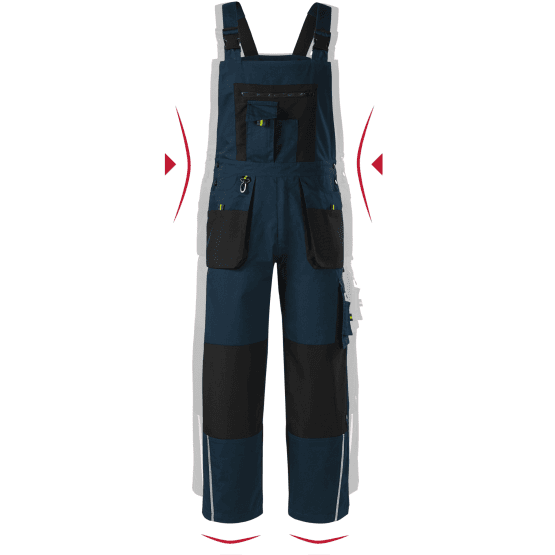 Ranger W04 - Spodnie robocze ogrodniczki męskie