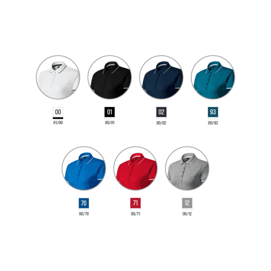 Perfection plain 253 - Koszulka polo damska