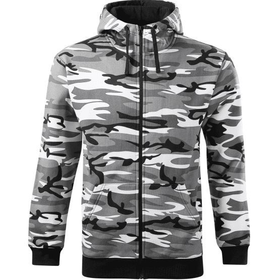Camo Zipper C19 - Bluza męska