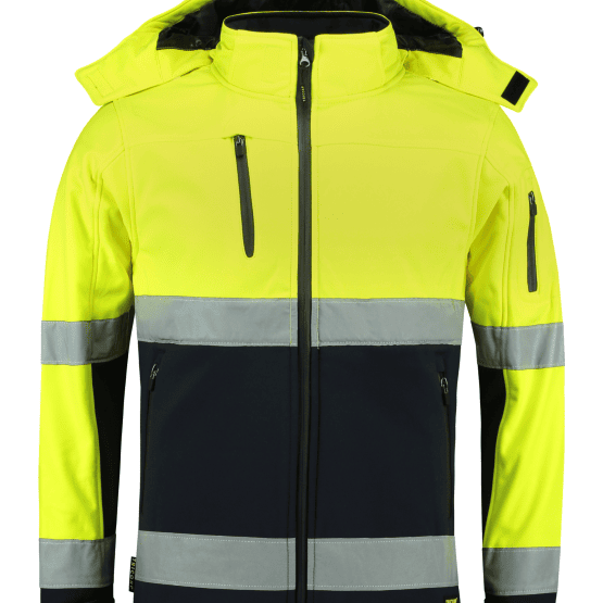 Bi-color EN ISO 20471 Softshell T52 - Softshell kurtka unisex